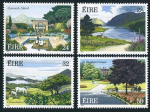 Ireland 740-743, MNH. Michel 675-678. Parks, Gardens, 1989. Landscapes, Horse.