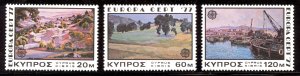 Cyprus Scott 475-77 MNHOG - 1977 EUROPA Issue - SCV $2.25