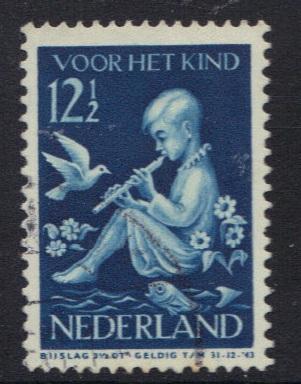 Netherlands   #B112  used  1938   child welfare 12 1/2c