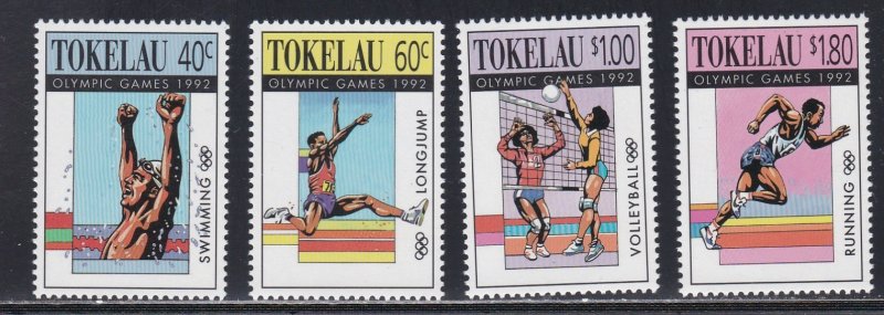 Tokelau # 178-181, Barcelona Summer Olympics, NH, 1/2 Cat.