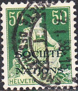 Switzerland # 2O-22a Used  League of Nations