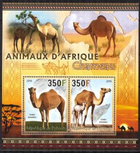 Djibouti 2013 Camels Sheet MNH