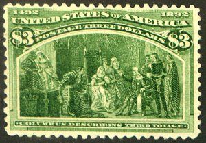 U.S. #243 MINT OG LH