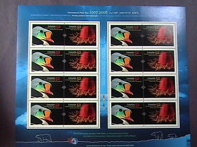 CANADA # 2204-2205--MNH--SHEET OF 16--INTERNATIONAL POLAR YEAR--2007