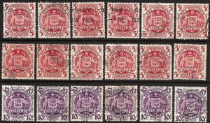 Australia 5 and 10 Shilling Multiples