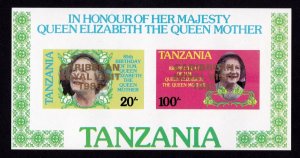 Tanzania  298a         MNH     Souvenir Sheet       CV $20.00