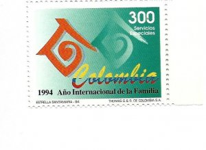 COLOMBIA 1994 INTERNATIONAL YEAR OF FAMILY SC 1104 MI 1949 MINT NH