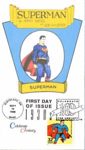#3185f Superman Barre FDC