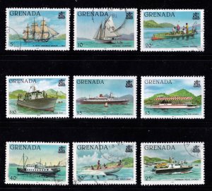 Grenada   1006a - 1020a    Mint & used  12.5 x 12  some missing    CV $24.50