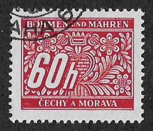 J7,used Bohemia and Moravia