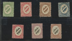 Russia/North Ingermanland #1-7 Unused Single (Complete Set)