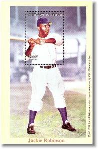 SENEGAL SHEET JACKIE ROBINSON BASEBALL SPORTS