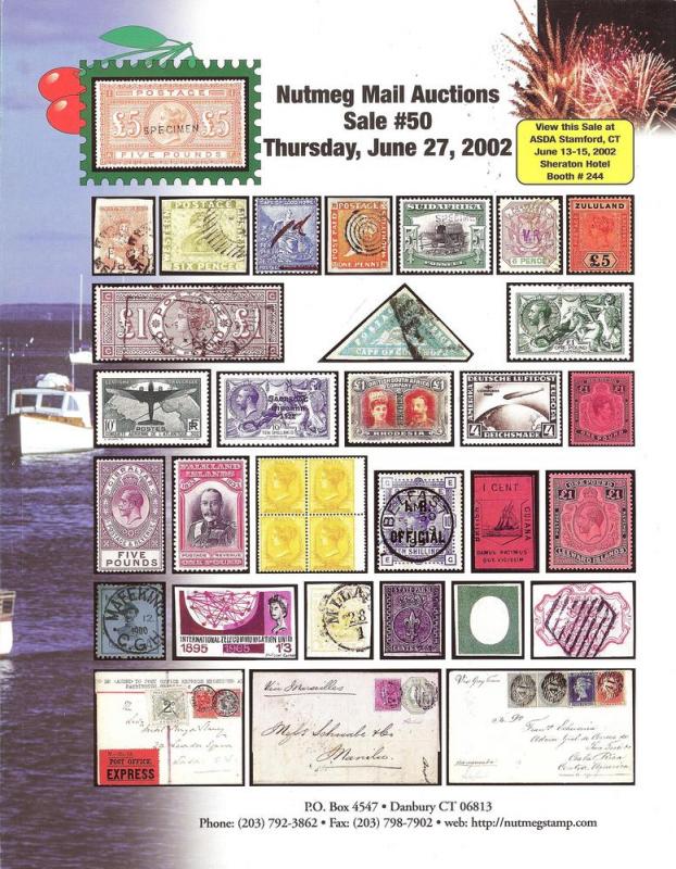 Nutmeg Stamp Sales, - Worldwide Stamps, Covers and Postal...