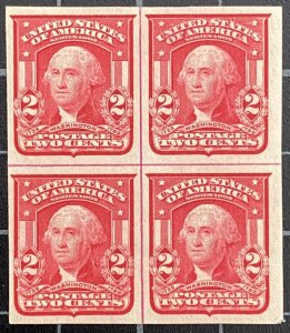 US Stamps - SC# 320 - MOG LH - Centerline Block - Catalog Value $145.00