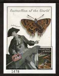 Micronesia 2000 - Butterflies - Souvenir Stamp Sheet - Scott #376 - MNH