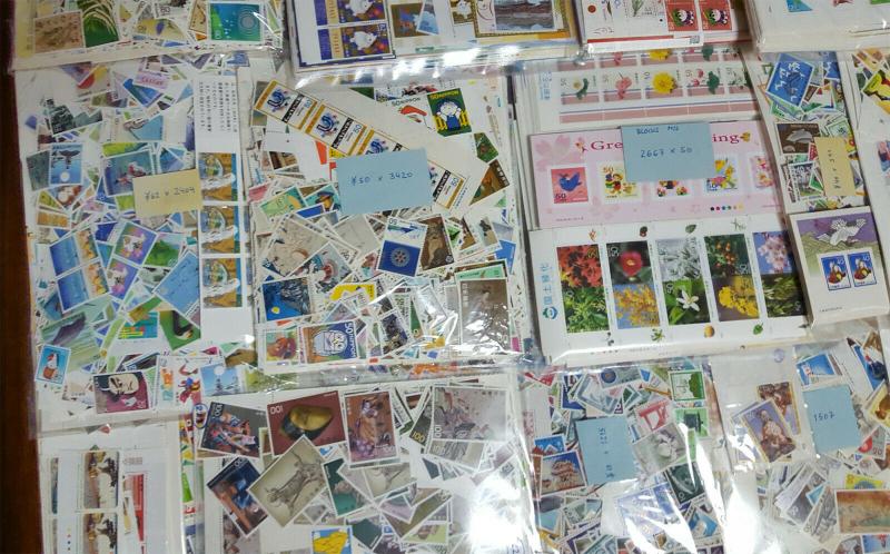 JAPAN - Large Postage Lot  - face ¥ 2.166.000 JPY - 額面 2,166,000円