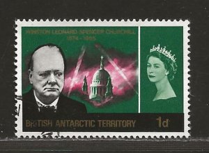 BRITISH ANTARCTIC TERRITORY SC# 17  FVF/CTO