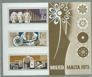 Malta #B15a  Christmas Souvenir Sheet   (MNH)