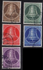 GERMANY BERLIN [1953] MiNr 0101-05 ( O/used ) [01] schön