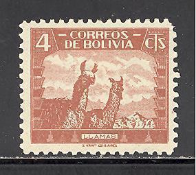 Bolivia 252 mint hinged SCV $ 1.50 (DT)