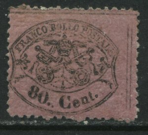 Italy Roman States 1868 80 centemisi unmounted mint NH