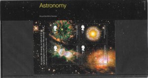 GB SGMS2315 2002 ASTRONOMY MINIATURE SHEET PRESENTATION PACK