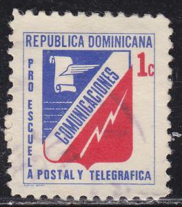 Dominican Republic RA49B Postal Tax Stamp 1971