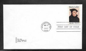 Just Fun Cover #2065 FDC Cachet (A884)