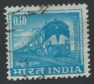 India #411 10p Electric Locomotive