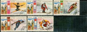 Comoros Olympics , 5 stamps