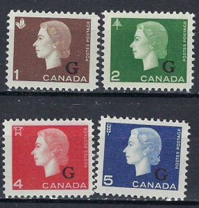 Canada O46-49 MNH 1963 set (ak2580)