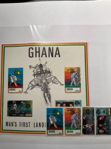 Ghana Scott #386-9a never hinged