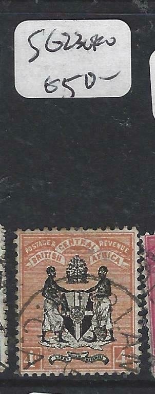 BRITISH CENTRAL AFRICA  (P0207B) 4D   SG 23 CDS     VFU