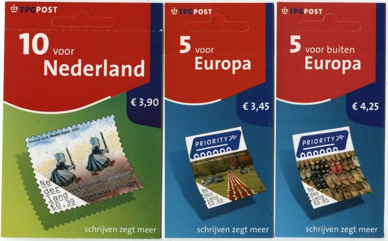 NETHERLANDS #1212-1214 Booklet Pane Postage Stamp Collection 2006 Mint NH