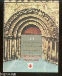 FRANCE RED CROSS CROIX-ROUGE BOOKLET 1973