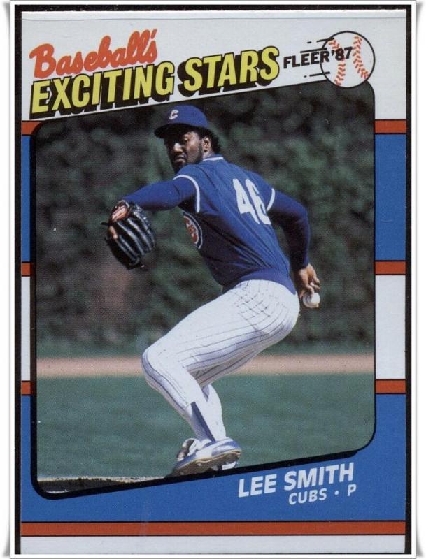 1987 Fleer: Baseball's Exciting Stars #39	Lee Smith 