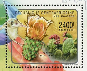 Cactuses Stamp Cactus Opuntia Microdasys Mammillaria Karwinskiana S/S MNH #2967