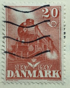 AlexStamps DENMARK #302 VF Used 