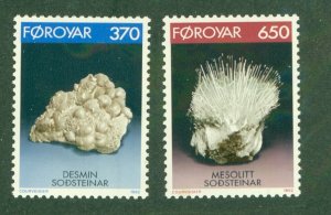 FAROE ISLANDS 241-2 MNH CV $3.50 BIN $2.00