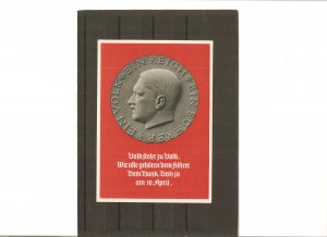 Germany, Nazi Propaganda card for Anschluss of Austria 1938