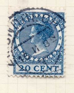 Netherlands 1924-26 Early Issue Fine Used 20c. NW-158728