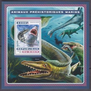 2016 Niger 4606/B625 Prehistoric marine animals 13,00 €