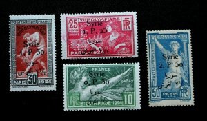 SYRIA #166-169 MNH OLYMPICS 1924