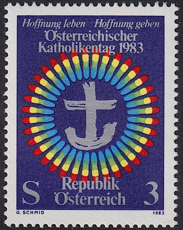 Austria - 1983 - Scott #1251 - MNH - Catholics' Day