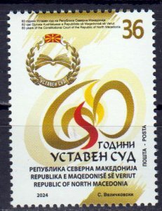 Macedonia / Macedonië - Postfris/MNH - Constitutional Court 2024