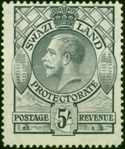 Swaziland 1933 5s Grey SG19 Fine VLMM