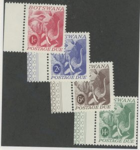 Botswana #J4-J7 Mint (NH) Single (Complete Set)