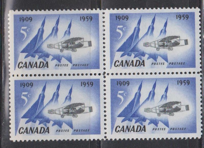 CANADA Scott # 383 MNH - 50th Anniversary Of Flight Block Of 4