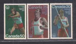 CANADA SC# 664-6   FVF/MNH  1975