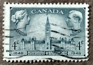 Canada #277 4c Centenary of Responsible Government USED (1948)